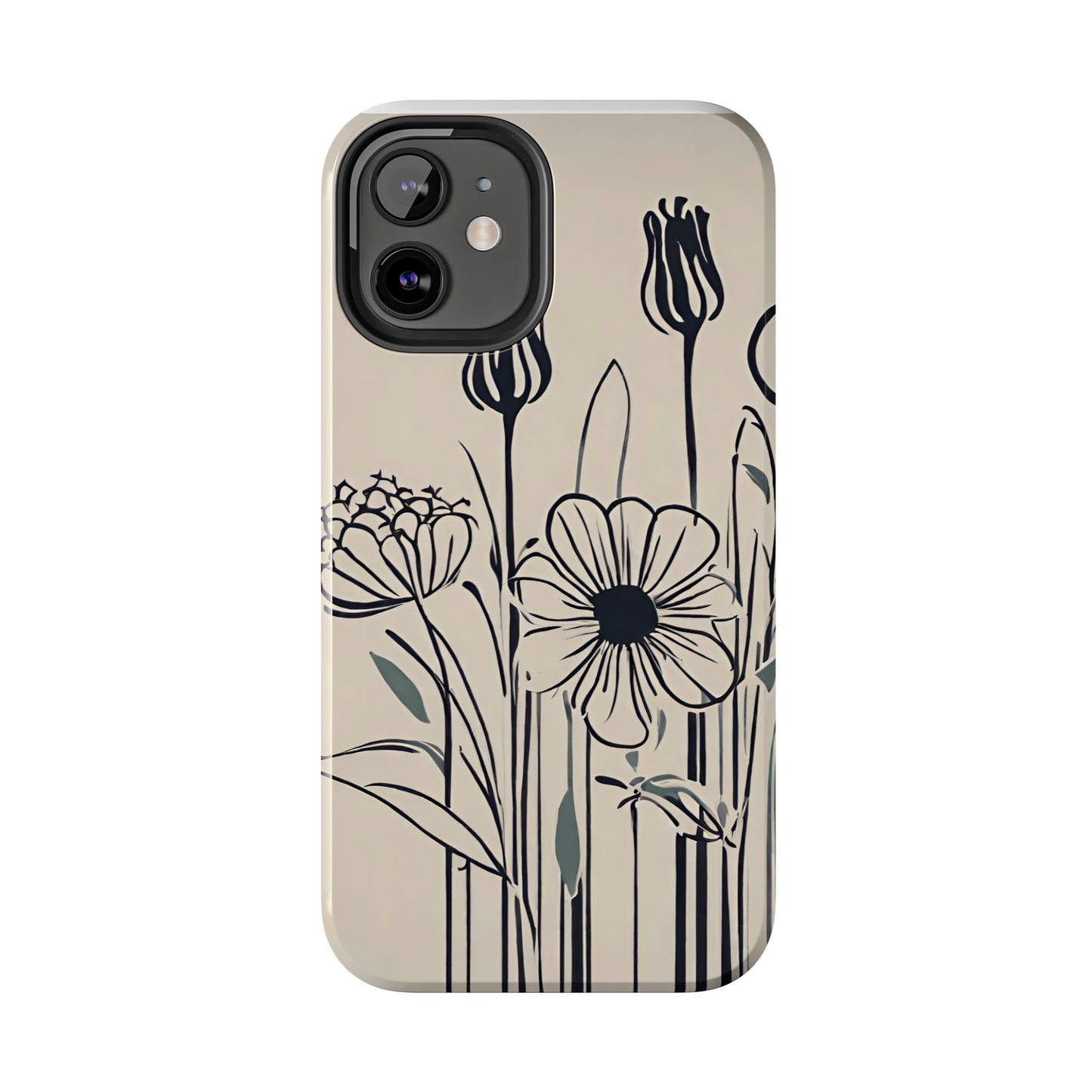 Flower Phone Case, Stencil flower phone case