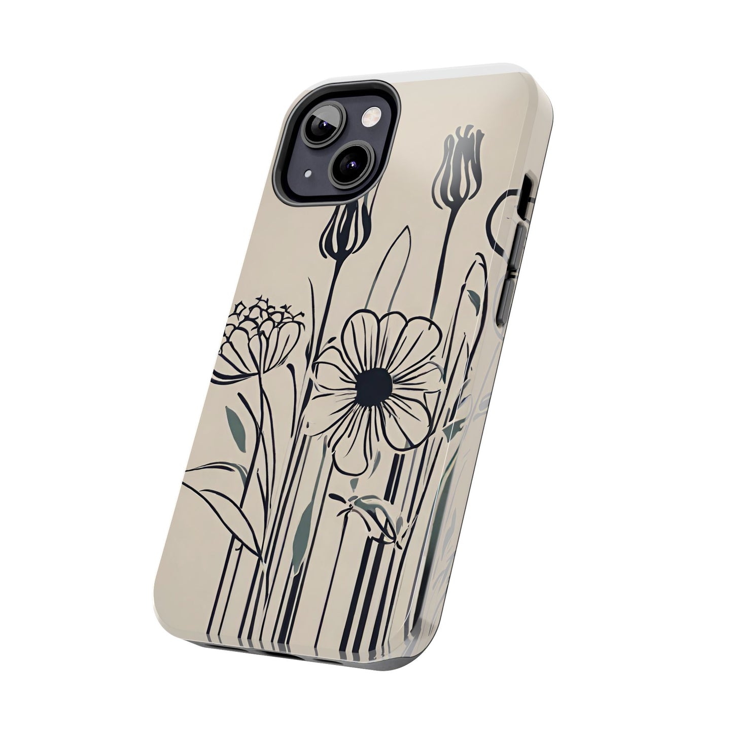 Flower Phone Case, Stencil flower phone case