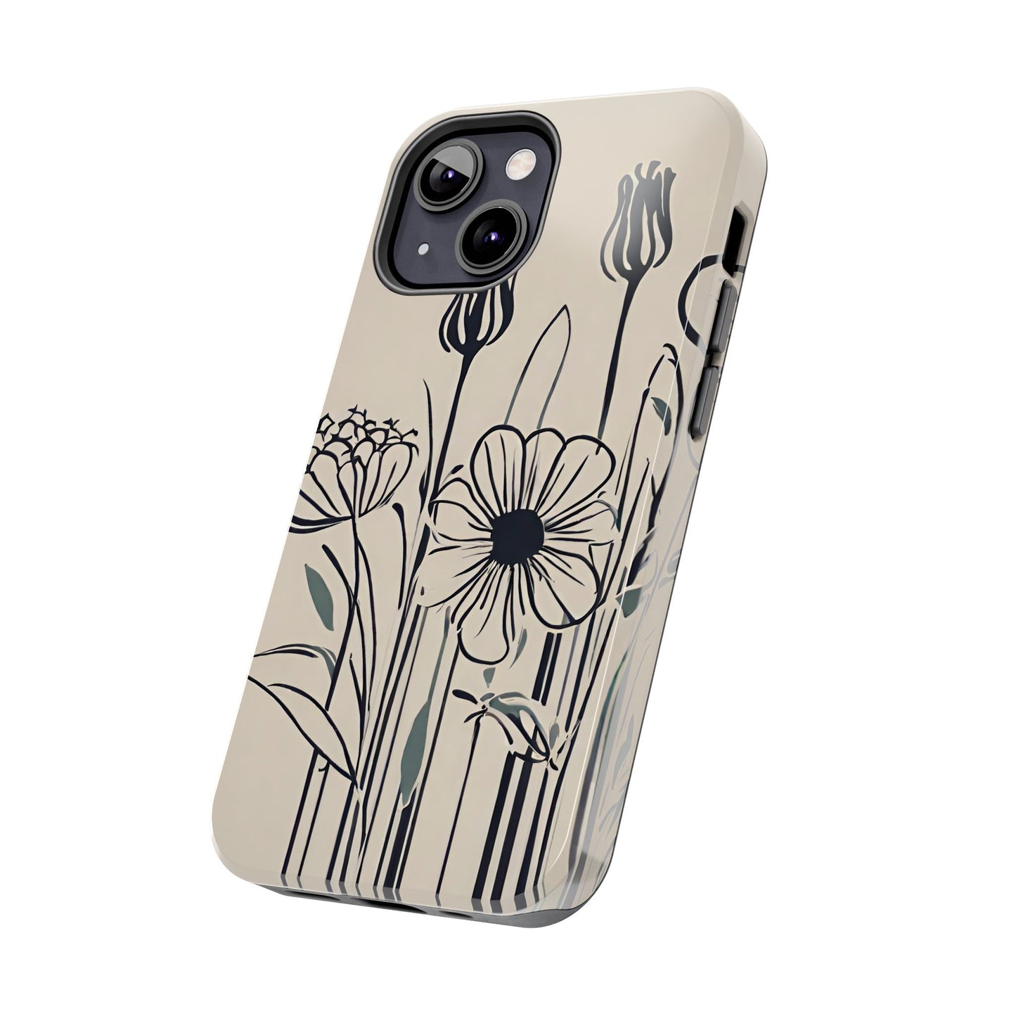 Flower Phone Case, Stencil flower phone case