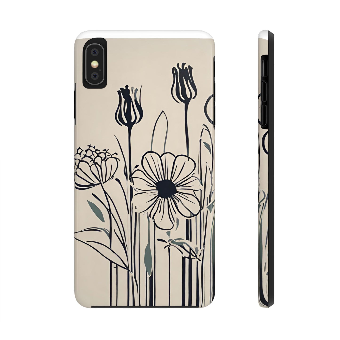 Flower Phone Case, Stencil flower phone case