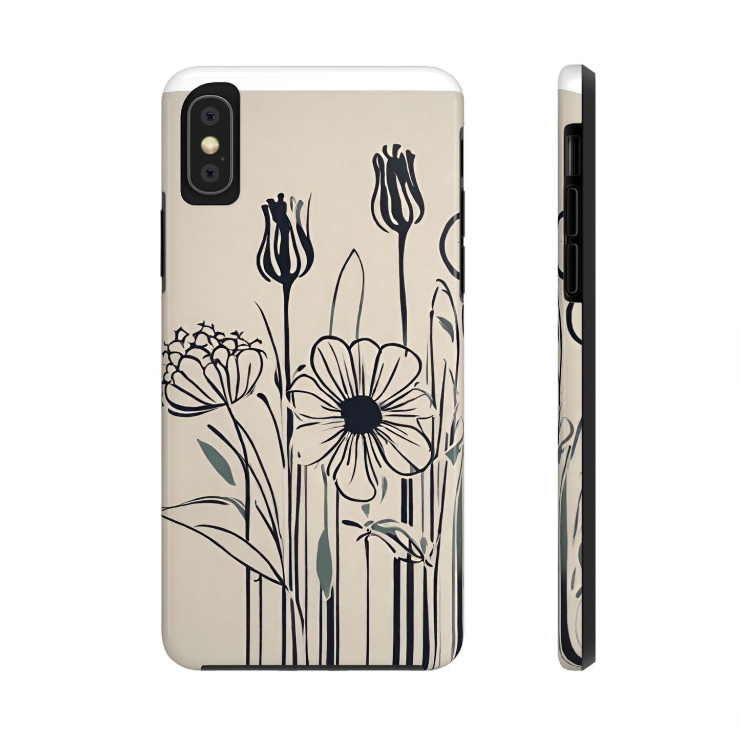 Flower Phone Case, Stencil flower phone case