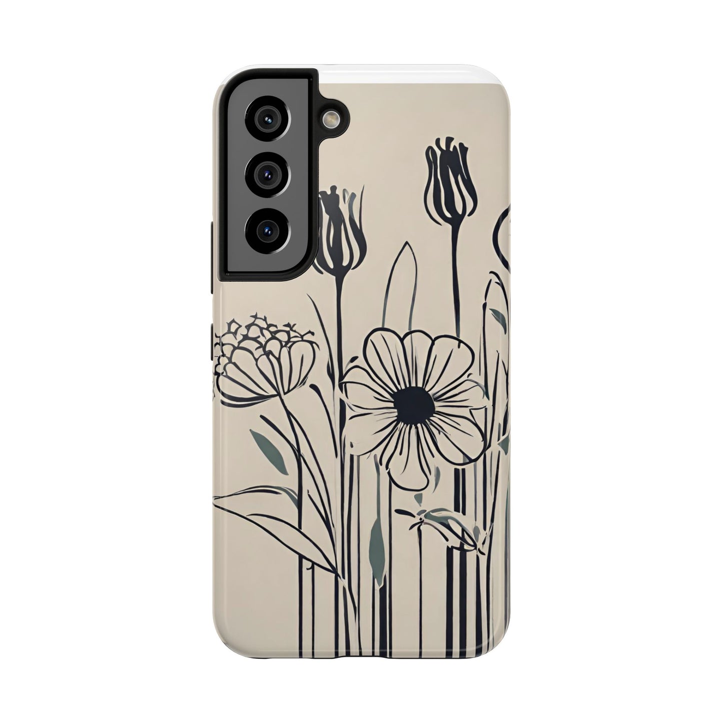 Flower Phone Case, Stencil flower phone case