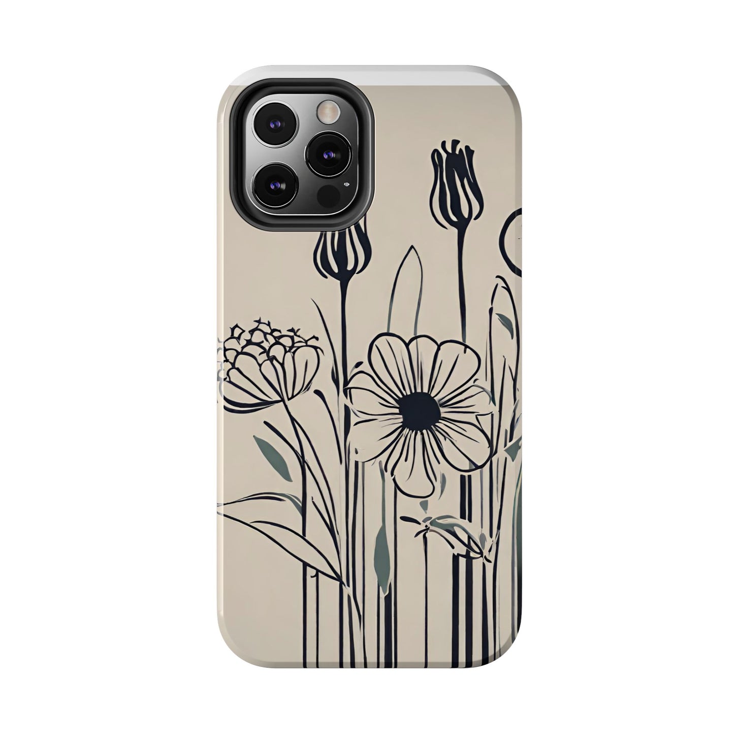 Flower Phone Case, Stencil flower phone case