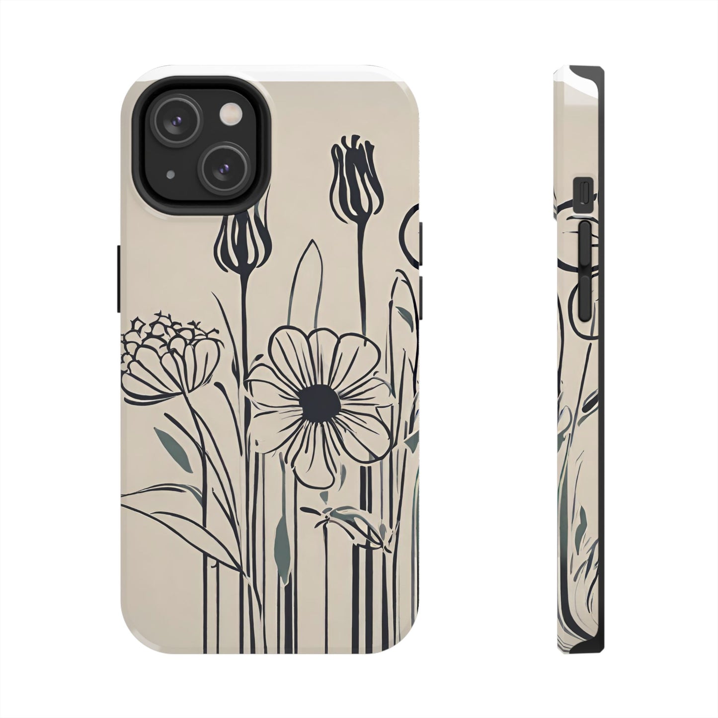 Flower Phone Case, Stencil flower phone case