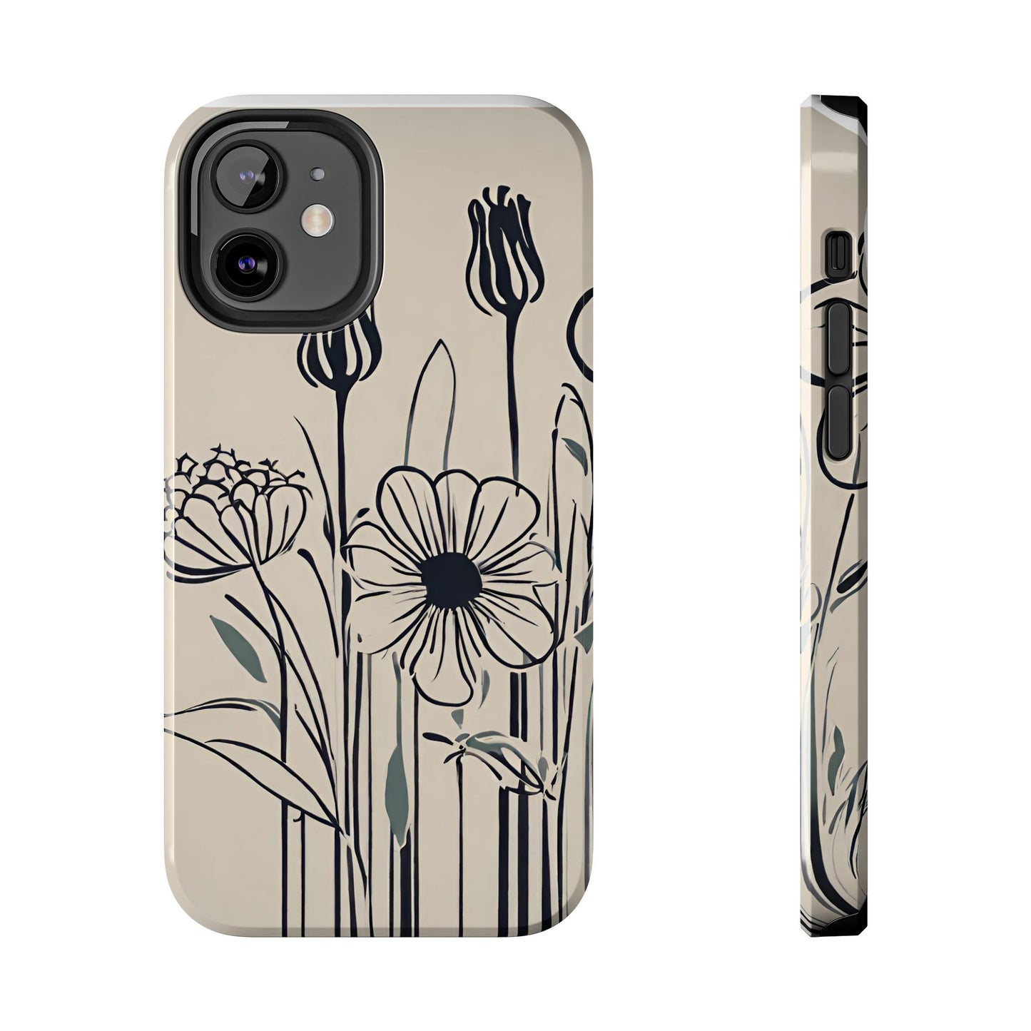 Flower Phone Case, Stencil flower phone case