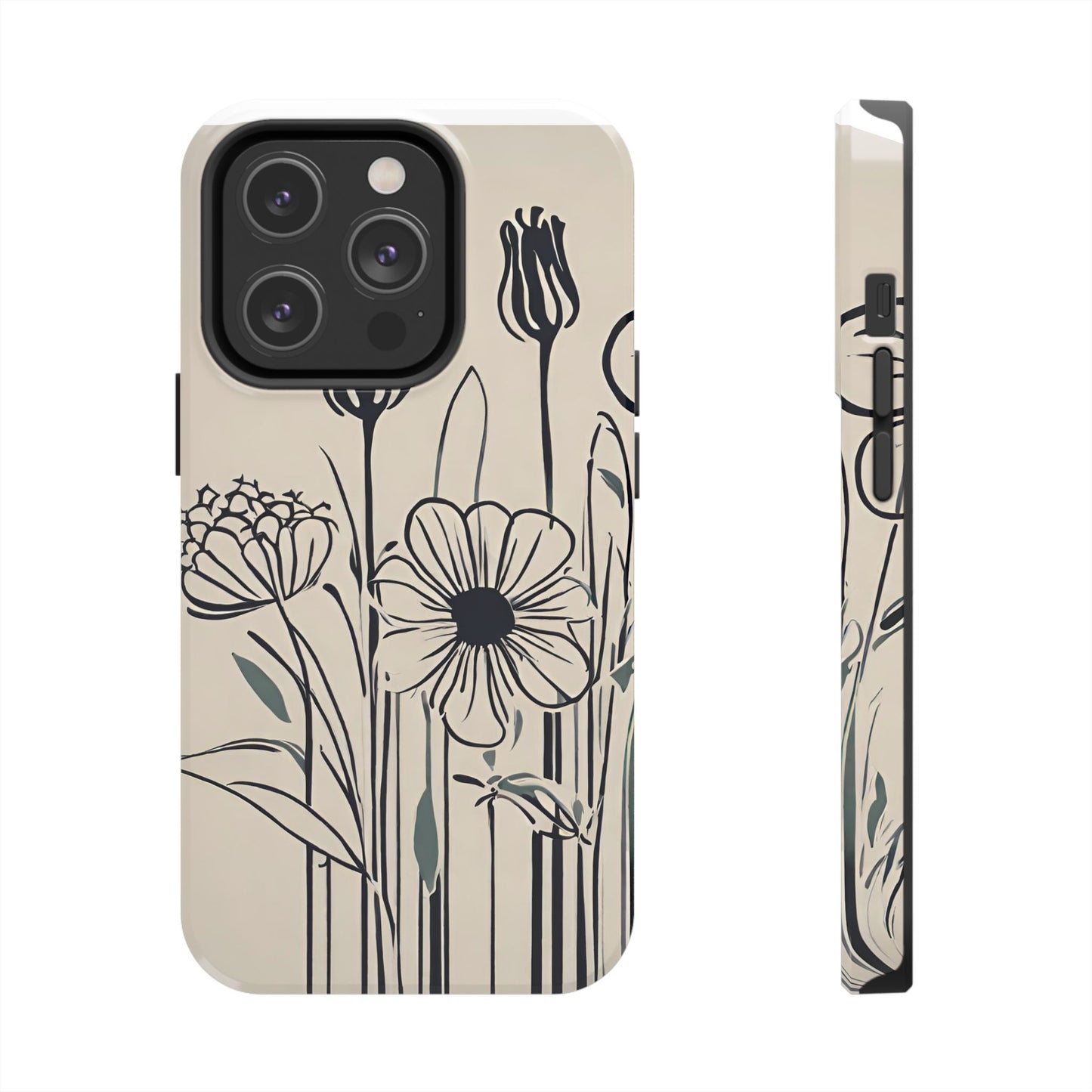 Flower Phone Case, Stencil flower phone case