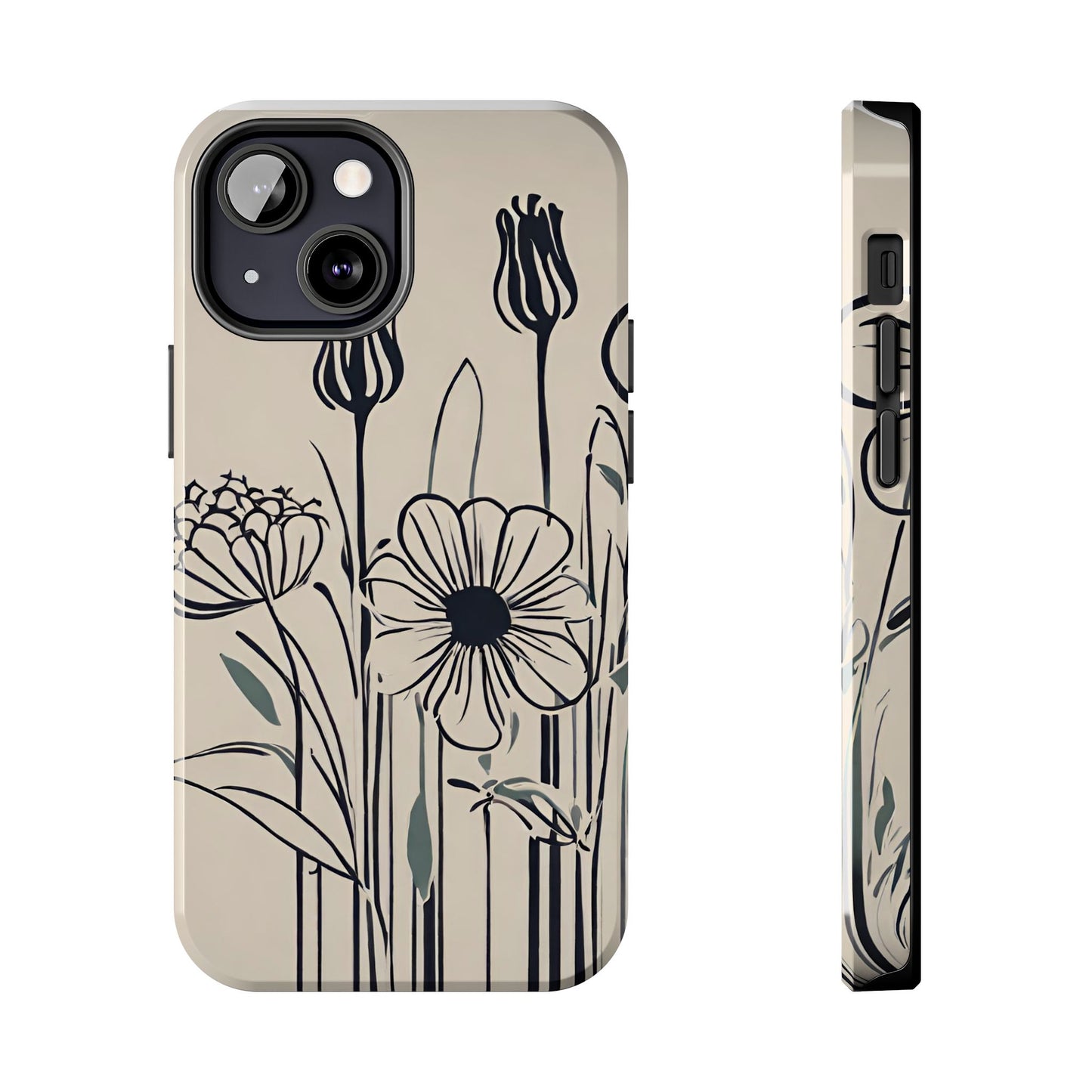 Flower Phone Case, Stencil flower phone case