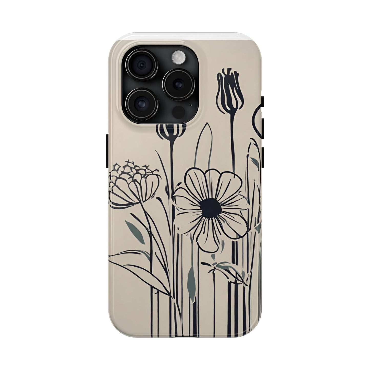 Flower Phone Case, Stencil flower phone case