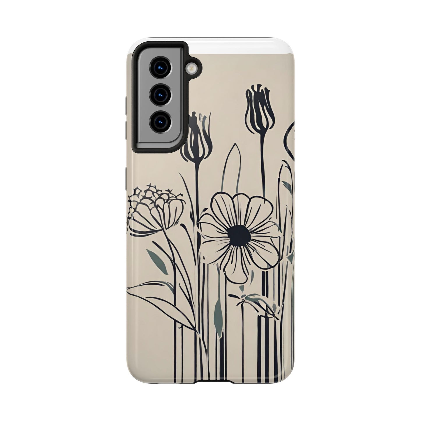 Flower Phone Case, Stencil flower phone case