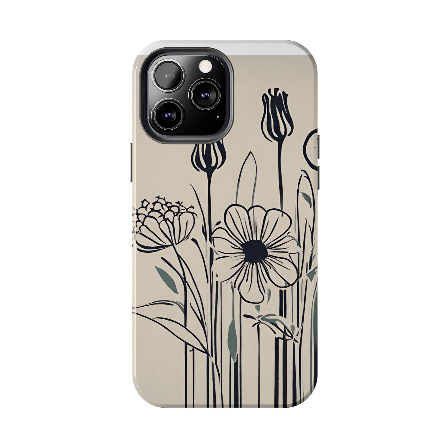 Flower Phone Case, Stencil flower phone case