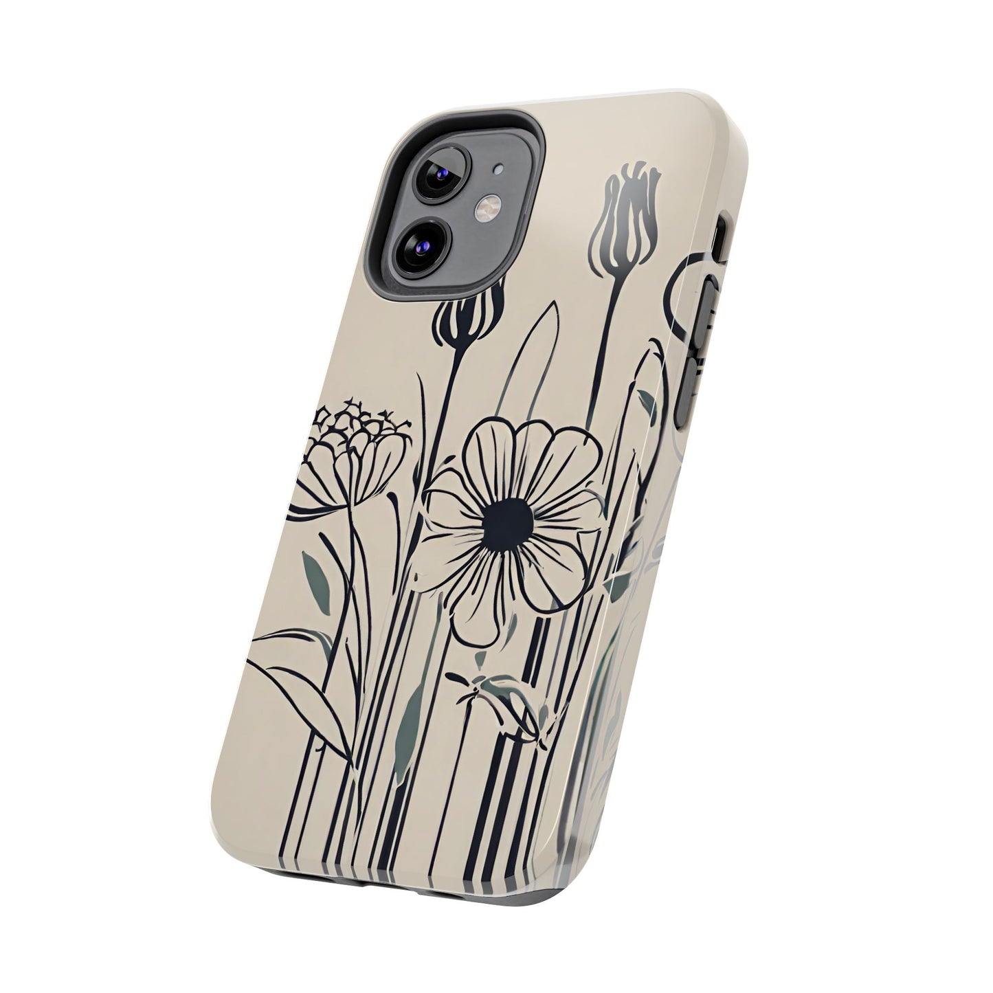 Flower Phone Case, Stencil flower phone case
