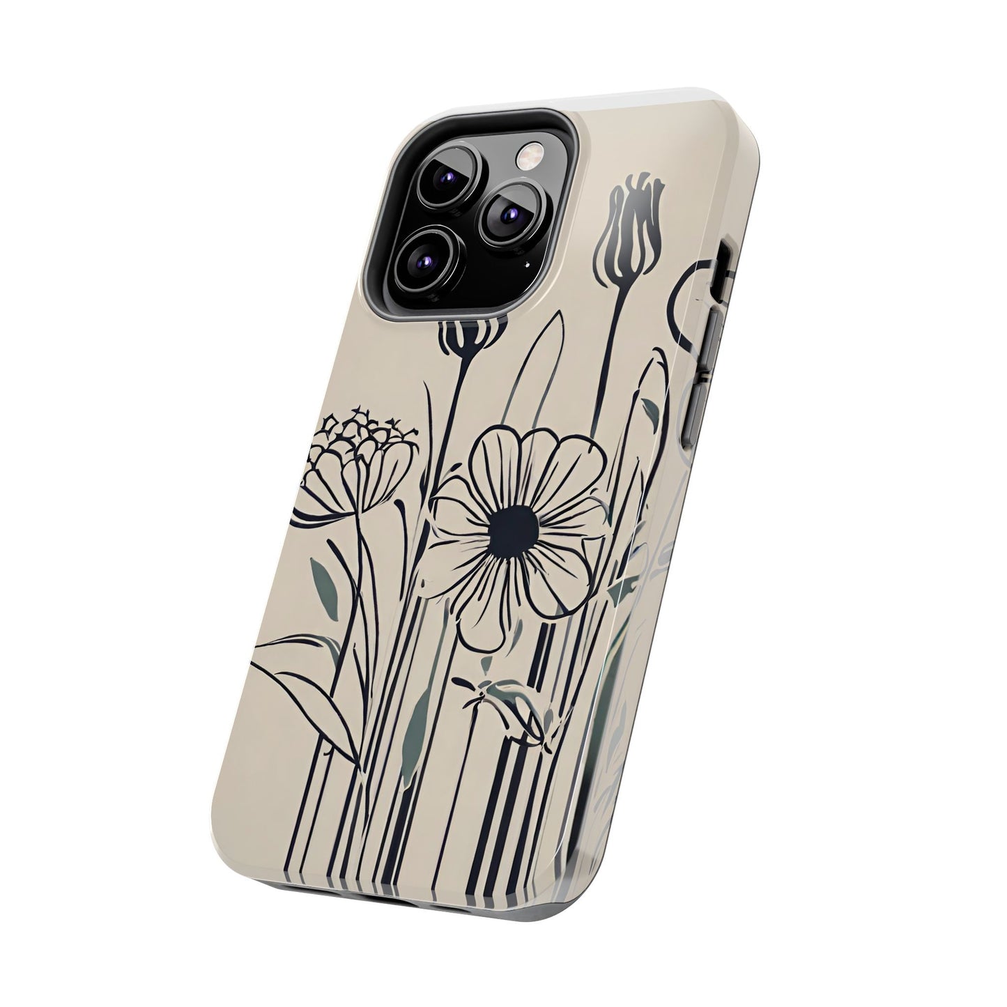 Flower Phone Case, Stencil flower phone case