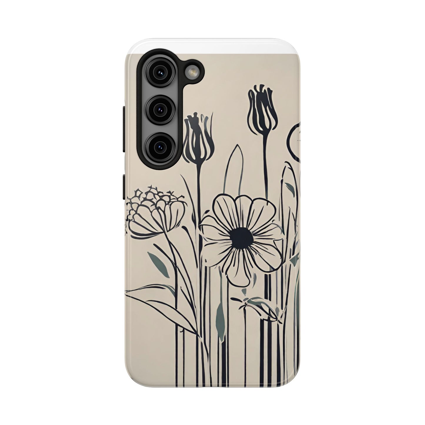 Flower Phone Case, Stencil flower phone case