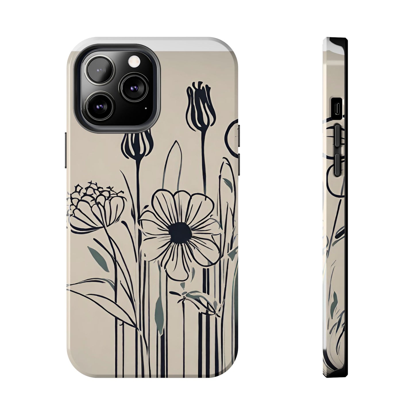 Flower Phone Case, Stencil flower phone case
