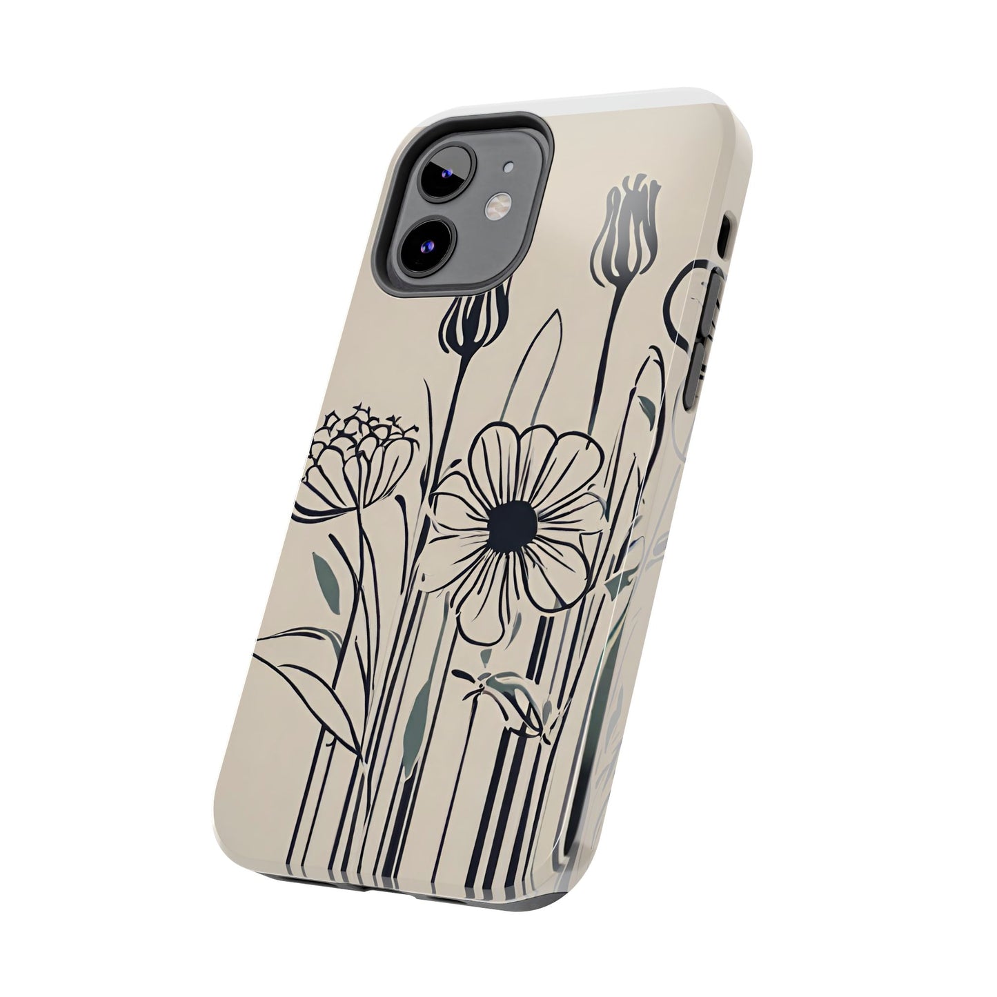 Flower Phone Case, Stencil flower phone case