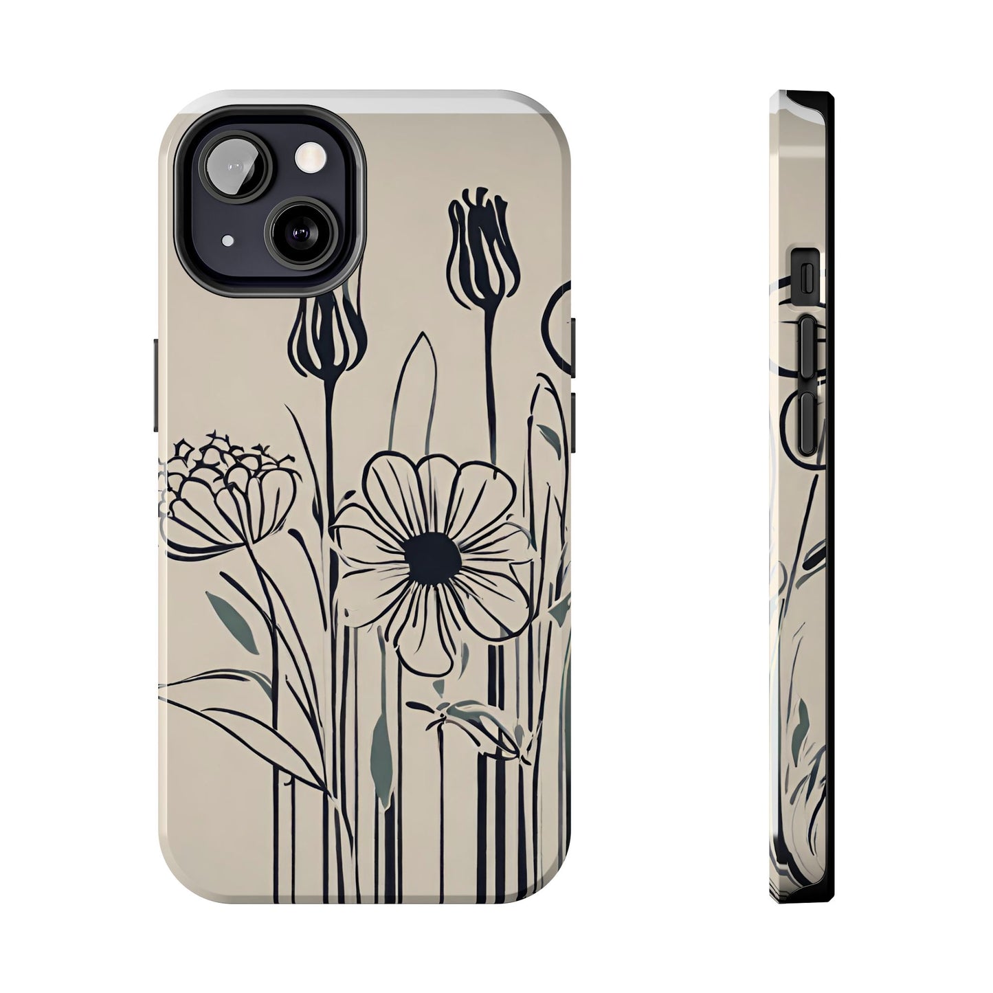 Flower Phone Case, Stencil flower phone case