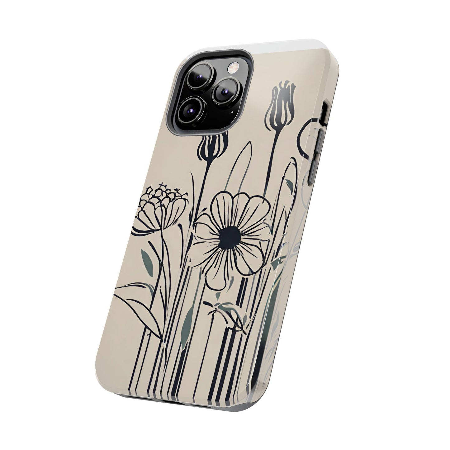 Flower Phone Case, Stencil flower phone case