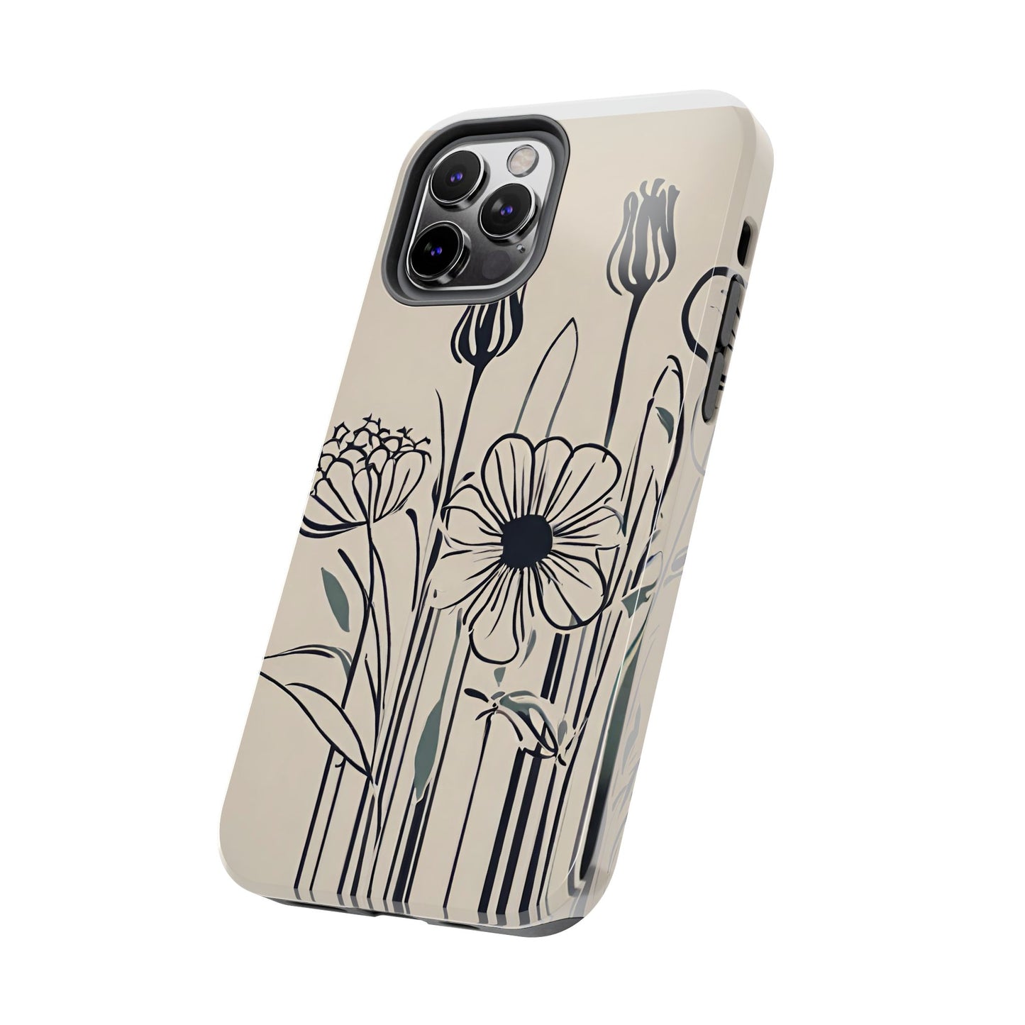 Flower Phone Case, Stencil flower phone case