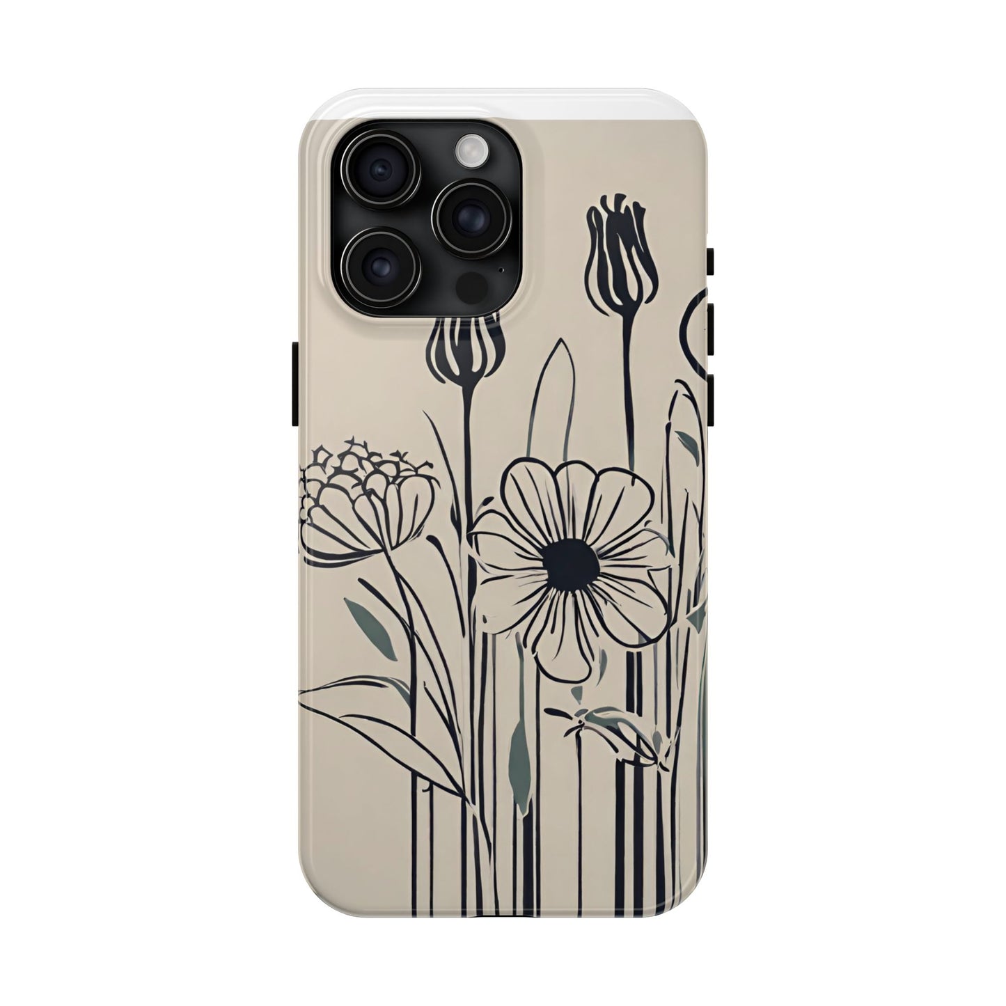 Flower Phone Case, Stencil flower phone case