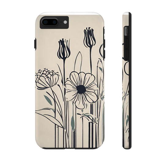 Flower Phone Case, Stencil flower phone case